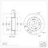 604-59026 by DYNAMIC FRICTION COMPANY - GEOSPEC Coated Rotor - Blank