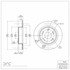604-59032 by DYNAMIC FRICTION COMPANY - GEOSPEC Coated Rotor - Blank