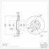 604-59045 by DYNAMIC FRICTION COMPANY - GEOSPEC Coated Rotor - Blank