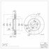 604-59055 by DYNAMIC FRICTION COMPANY - GEOSPEC Coated Rotor - Blank