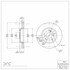 604-59061 by DYNAMIC FRICTION COMPANY - GEOSPEC Coated Rotor - Blank