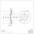 604-53003 by DYNAMIC FRICTION COMPANY - GEOSPEC Coated Rotor - Blank