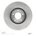 604-54038 by DYNAMIC FRICTION COMPANY - GEOSPEC Coated Rotor - Blank