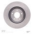 604-54057 by DYNAMIC FRICTION COMPANY - GEOSPEC Coated Rotor - Blank