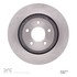 604-54058 by DYNAMIC FRICTION COMPANY - GEOSPEC Coated Rotor - Blank