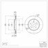 604-54058 by DYNAMIC FRICTION COMPANY - GEOSPEC Coated Rotor - Blank