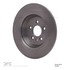 604-54072 by DYNAMIC FRICTION COMPANY - GEOSPEC Coated Rotor - Blank