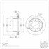 604-54161 by DYNAMIC FRICTION COMPANY - GEOSPEC Coated Rotor - Blank