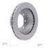 604-54161 by DYNAMIC FRICTION COMPANY - GEOSPEC Coated Rotor - Blank