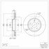 604-67049 by DYNAMIC FRICTION COMPANY - GEOSPEC Coated Rotor - Blank