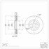 604-67059 by DYNAMIC FRICTION COMPANY - GEOSPEC Coated Rotor - Blank