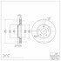 604-67087 by DYNAMIC FRICTION COMPANY - GEOSPEC Coated Rotor - Blank