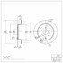 604-67089 by DYNAMIC FRICTION COMPANY - GEOSPEC Coated Rotor - Blank