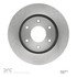 604-67091 by DYNAMIC FRICTION COMPANY - GEOSPEC Coated Rotor - Blank