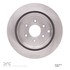 604-67093 by DYNAMIC FRICTION COMPANY - GEOSPEC Coated Rotor - Blank