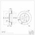 604-67093 by DYNAMIC FRICTION COMPANY - GEOSPEC Coated Rotor - Blank