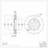 604-67092 by DYNAMIC FRICTION COMPANY - GEOSPEC Coated Rotor - Blank