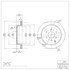 604-67094 by DYNAMIC FRICTION COMPANY - GEOSPEC Coated Rotor - Blank