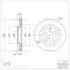 604-67100 by DYNAMIC FRICTION COMPANY - GEOSPEC Coated Rotor - Blank