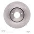 604-67106 by DYNAMIC FRICTION COMPANY - GEOSPEC Coated Rotor - Blank