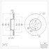 604-68013 by DYNAMIC FRICTION COMPANY - GEOSPEC Coated Rotor - Blank