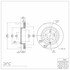 604-72042 by DYNAMIC FRICTION COMPANY - GEOSPEC Coated Rotor - Blank