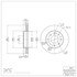 604-72022 by DYNAMIC FRICTION COMPANY - GEOSPEC Coated Rotor - Blank