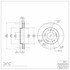 604-72023 by DYNAMIC FRICTION COMPANY - GEOSPEC Coated Rotor - Blank