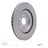 604-73079 by DYNAMIC FRICTION COMPANY - GEOSPEC Coated Rotor - Blank