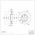 604-63019 by DYNAMIC FRICTION COMPANY - GEOSPEC Coated Rotor - Blank