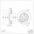 604-63024 by DYNAMIC FRICTION COMPANY - GEOSPEC Coated Rotor - Blank