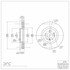 604-63128 by DYNAMIC FRICTION COMPANY - GEOSPEC Coated Rotor - Blank