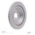 604-63150 by DYNAMIC FRICTION COMPANY - GEOSPEC Coated Rotor - Blank