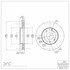 604-63047 by DYNAMIC FRICTION COMPANY - GEOSPEC Coated Rotor - Blank
