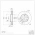 604-63048 by DYNAMIC FRICTION COMPANY - GEOSPEC Coated Rotor - Blank