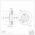 604-63084 by DYNAMIC FRICTION COMPANY - GEOSPEC Coated Rotor - Blank