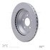 604-63165 by DYNAMIC FRICTION COMPANY - GEOSPEC Coated Rotor - Blank