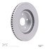 604-76080 by DYNAMIC FRICTION COMPANY - GEOSPEC Coated Rotor - Blank