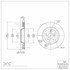 604-76085 by DYNAMIC FRICTION COMPANY - GEOSPEC Coated Rotor - Blank
