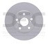 604-76087 by DYNAMIC FRICTION COMPANY - GEOSPEC Coated Rotor - Blank