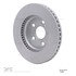 604-76087 by DYNAMIC FRICTION COMPANY - GEOSPEC Coated Rotor - Blank