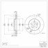 604-76129 by DYNAMIC FRICTION COMPANY - GEOSPEC Coated Rotor - Blank