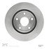 604-76135 by DYNAMIC FRICTION COMPANY - GEOSPEC Coated Rotor - Blank