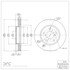 604-76135 by DYNAMIC FRICTION COMPANY - GEOSPEC Coated Rotor - Blank