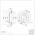 604-76137 by DYNAMIC FRICTION COMPANY - GEOSPEC Coated Rotor - Blank