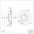 604-76142 by DYNAMIC FRICTION COMPANY - GEOSPEC Coated Rotor - Blank