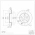 604-91000 by DYNAMIC FRICTION COMPANY - GEOSPEC Coated Rotor - Blank