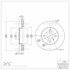 604-91002 by DYNAMIC FRICTION COMPANY - GEOSPEC Coated Rotor - Blank