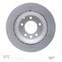 604-74048 by DYNAMIC FRICTION COMPANY - GEOSPEC Coated Rotor - Blank