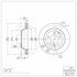 604-74048 by DYNAMIC FRICTION COMPANY - GEOSPEC Coated Rotor - Blank